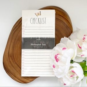 Rae Dunn notepad set 📝